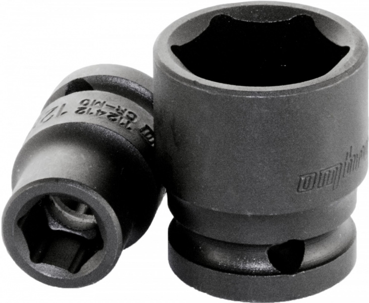 Головка торцевая ударная 1/2"DR 19 мм 112419 OMBRA