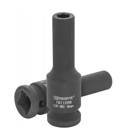 Головка торцевая ударная глубокая 1/2"DR 11 мм IS11211 Thorvik
