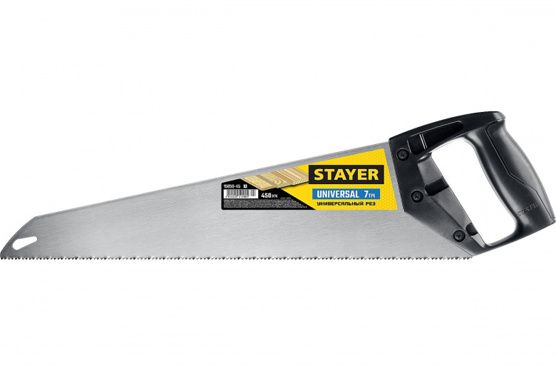 Ножовка универсальная Universal 450мм 7 TPI 15050-45_z03 STAYER